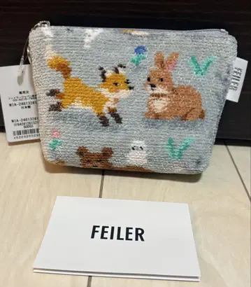 FEILER 페이 파우치 윈터 애니멀즈 새상품 미사용 한정 컬러