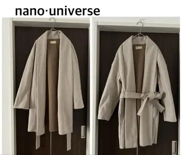 1회만 착용 nano universe 벨트 포함 숄 가운 코트