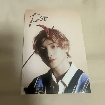 타카오 후야 사인 포함 브로마이드