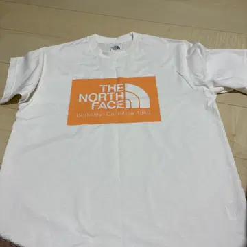 THE NORTH FACE 오렌지 로고 T셔츠 M