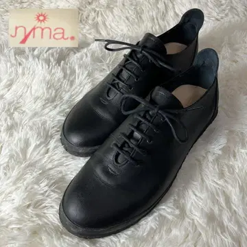 컨디션 최상 스핑글니마 레이스업 가죽 스니커즈 22.5cm 일본제