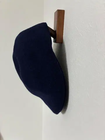 네이비 울 헌팅캡