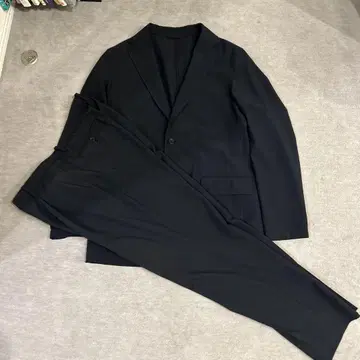 SUIT SQUARE 네이비 셋업 캐주얼 수트 워셔블