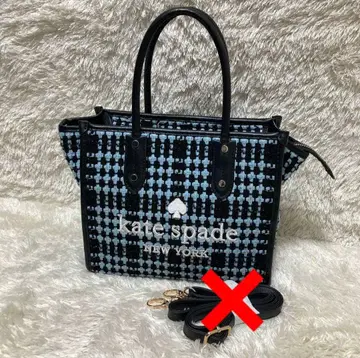 kate spade 체크 무늬 토트백