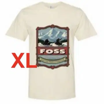 FACT FOSS TEE XL 티셔츠 POP UP 한정판
