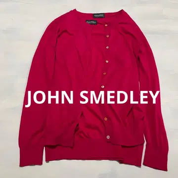 새상품급 JOHN SMEDLEY 앙상블 가디건 반팔 니트