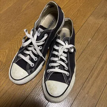 CONVERSE 블랙 스니커즈 US 7 / JPN 25.5