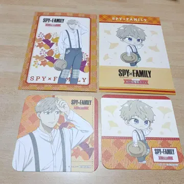 SPY x FAMILY 스파이 패밀리 스이파라 로이드 코스터 세트