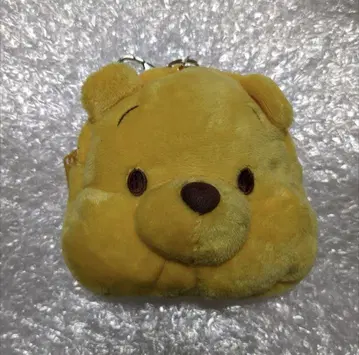 곰돌이 푸 릴 달린 패스 케이스 파우치 복슬복슬 봉제 인형 파우치