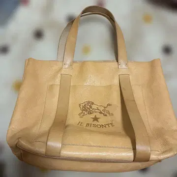 IL BISONTE 베이지 토트백