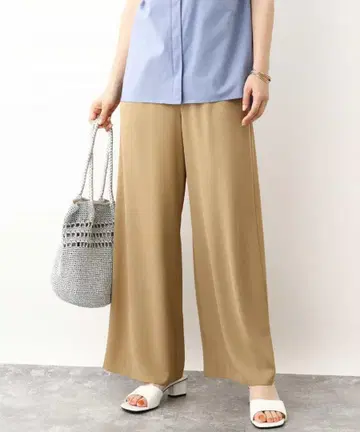 릴랙시 실루엣 이지 와이드 팬츠 MK 미쉘클랑