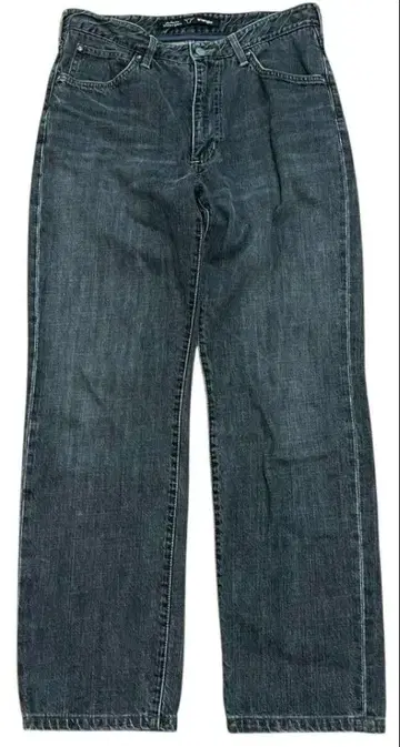 wrangler 선염 블랙 슬림 스트레이트 데님 w33