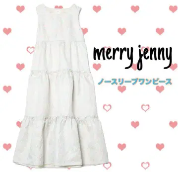 merry jenny 슬리브리스 원피스