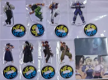 KOF 2000 트레이딩 PIXEL 아크릴 스탠드 8개 세트