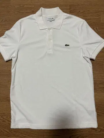 LACOSTE 파일 원단 피케 셔츠 US M 사이즈