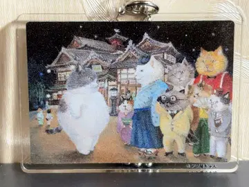 슬픈 뚱지고양이 오리지널 아크릴 키링 에히메현 한정판