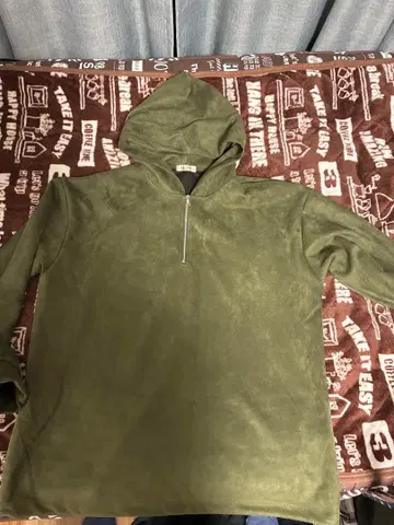 tk. TAKEO KIKUCHI 올리브 그린 후드티 L 남성용