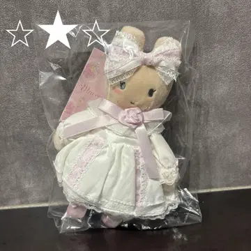 마론크림 화이트 프릴 마스코트 홀더 산리오
