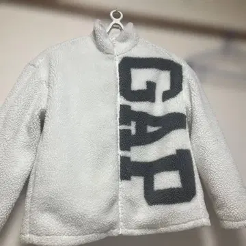 GAP 화이트 플리스 자켓 M
