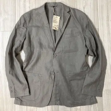 MUJI 무인양품 자켓 헴프 그레이쉬 브라운 M 사이즈 새상품