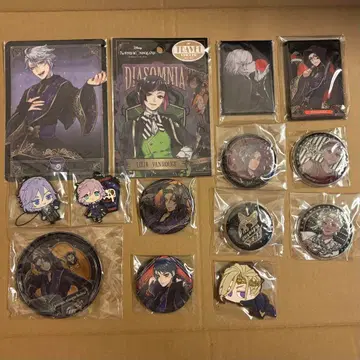 Disney 트위스티드 원더랜드 캔뱃지 키링 세트