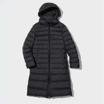 새상품급 UNIQLO 울트라 라이트 다운 롱 코트 M 사이즈 블랙