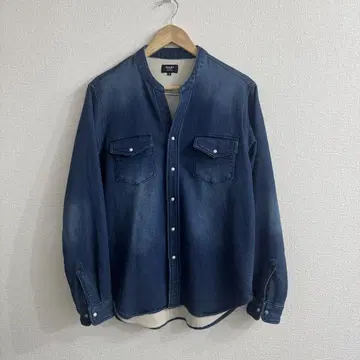 거의 미사용 BEAMS 노카라 데님 자켓