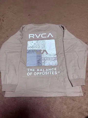 [새상품급] 무라사키 스포츠 공식 RVCA 롱 T 베이지