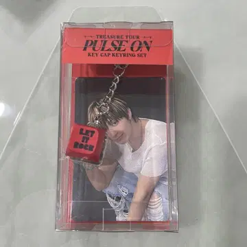 TREASURE PULS ON 키캡 키링 트레이딩 카드 포함 지훈