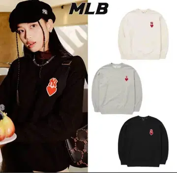 MLB Korea HEART SWEATSHIRT 맨투맨 남녀 공용
