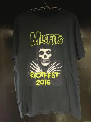 [레어] Misfits official T셔츠 RIOT FEST 2016
