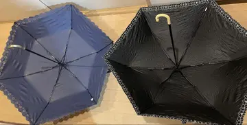 [ 2개 세트 ] 우천 겸용 양산 접이식 우산 네이비