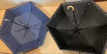 [ 2개 세트 ] 우천 겸용 양산 접이식 우산 네이비