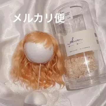 인형 모헤어 가발 9-10인치 롱 웨이브