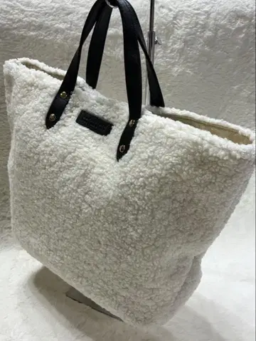 매킨토시 철학 보아 핸드백 화이트 가죽