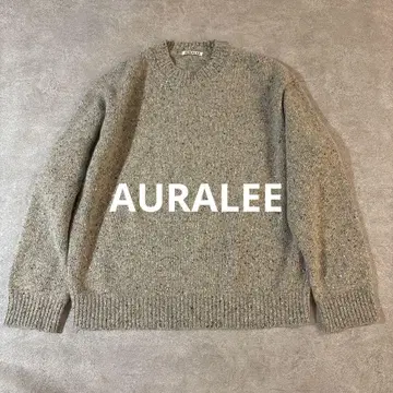 AURALEE 네프 캐시미어 니트 스웨터 3 베이지