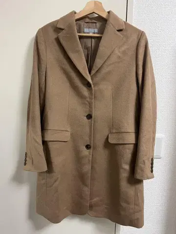 브라운 체스터 코트 XL
