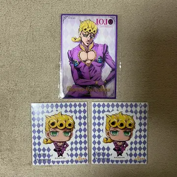 죠죠의 기묘한 모험 죠르노 중국 한정판 팝업 특전 체인지 카드