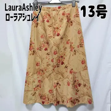 로라 애슐리 꽃무늬 스커트 브라운 사이즈 13