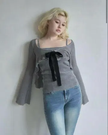Emma knit flare cardigan set andmary
