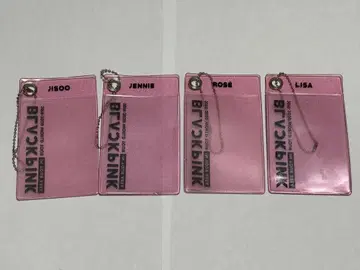 BLACKPINK 트레이딩 카드 케이스 키링 컴플리트
