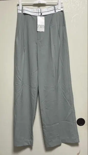 ZARA 그레이 와이드 팬츠 XS