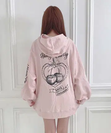 허니시나몬 Honey Cherry 지퍼 후드티