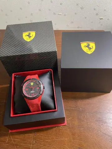 Ferrari 크로노그래프 시계 레드