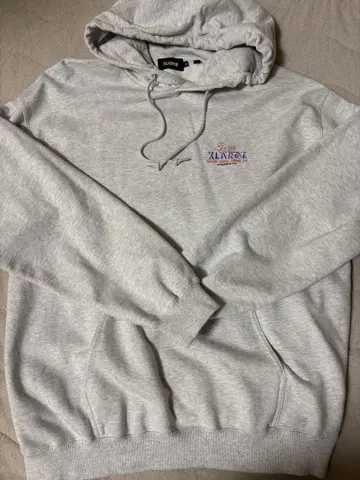 XLARGE 그레이 후드티 XL