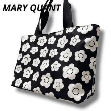 새상품급 MARY QUANT 마리콴트 데이지 올 패턴 토트백 A4