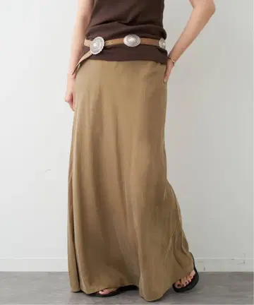 deuxieme classe Cu/R Maxi 스커트