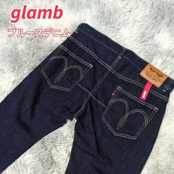 새상품급 [glamb] 블루스 데님 스트레치 테이퍼드 팬츠 다크 네이비