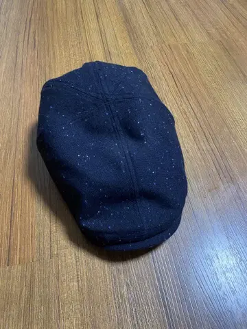 블랙 슬라브 직조 헌팅캡