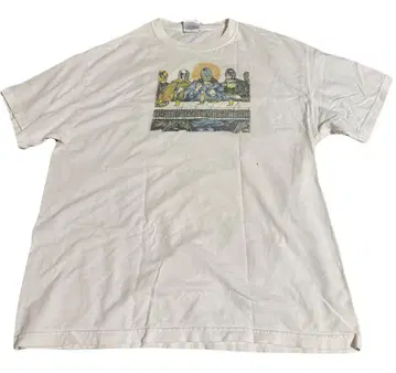 90s 구제 의류 빈티지 최후의 만찬 모티브 T셔츠